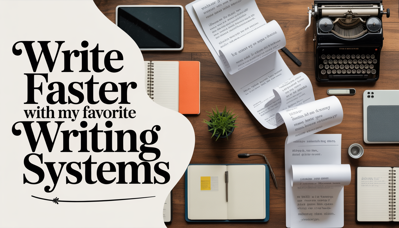 Write Faster With My Favorite Writing Systems